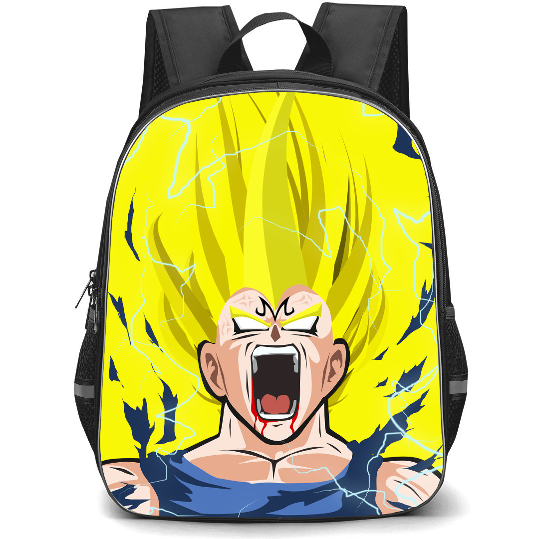 Dragon Ball Majin Vegeta Backpack StudentPack - Majin Vegeta Rages Cartoon Art
