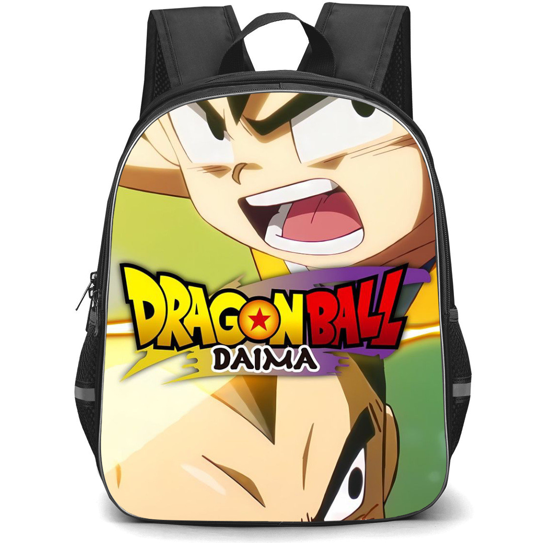 Dragon Ball Daima Backpack StudentPack - Dragon Ball Daima Vegeta And Goku Angry Face Poster
