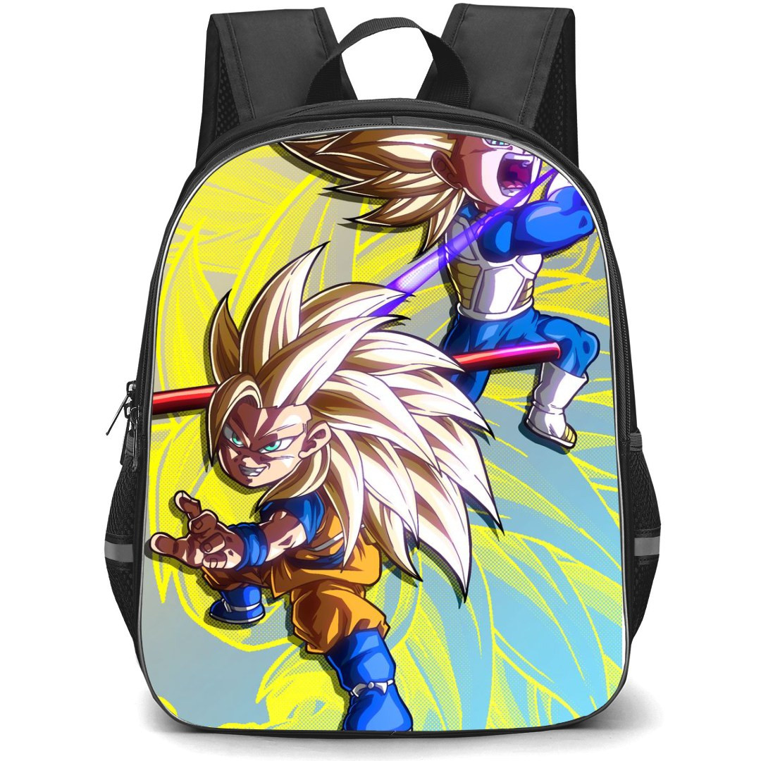 Dragon Ball Daima Backpack StudentPack - Dragon Ball Daima Vegeta And Goku Anime Rivals Poster