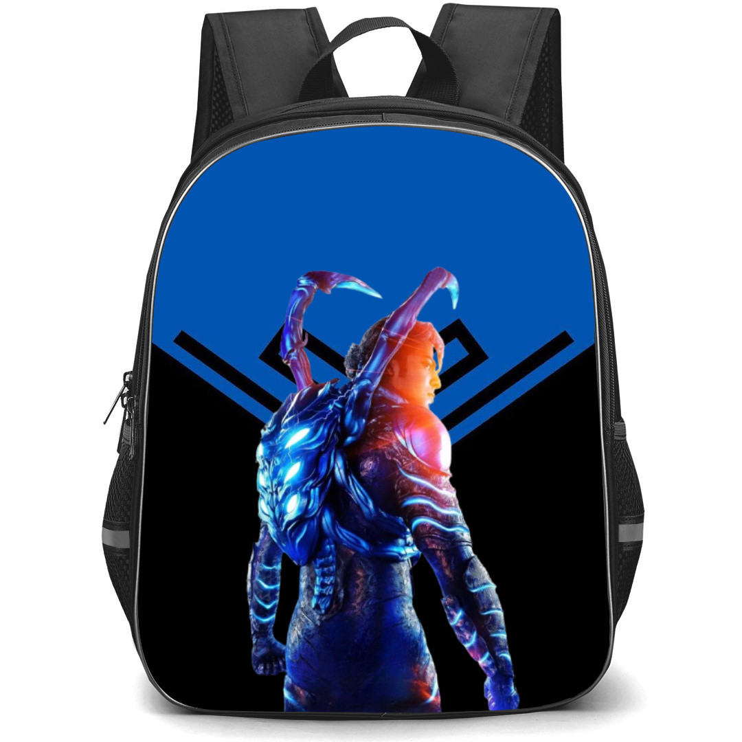 Blue Beetle Backpack StudentPack - Blue Beetle Back Portrait Sticker