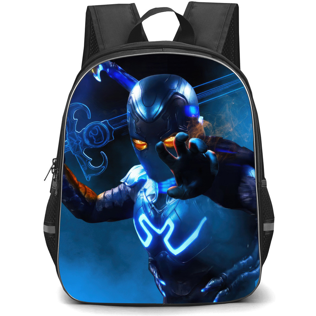 Blue Beetle Backpack StudentPack - Blue Beetle With The Buster Sword