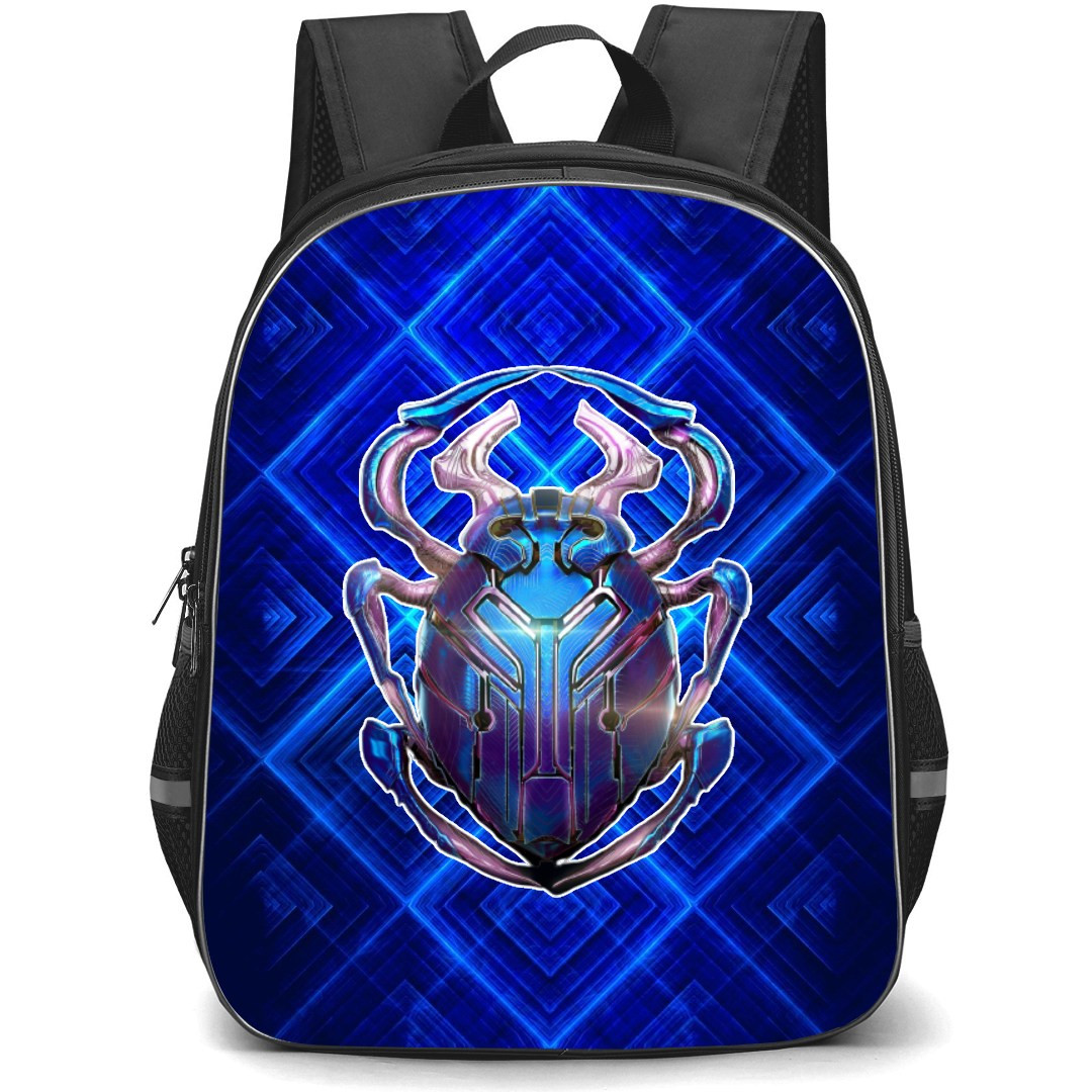 Blue Beetle Backpack StudentPack - Blue Beetle Scarab Sticker