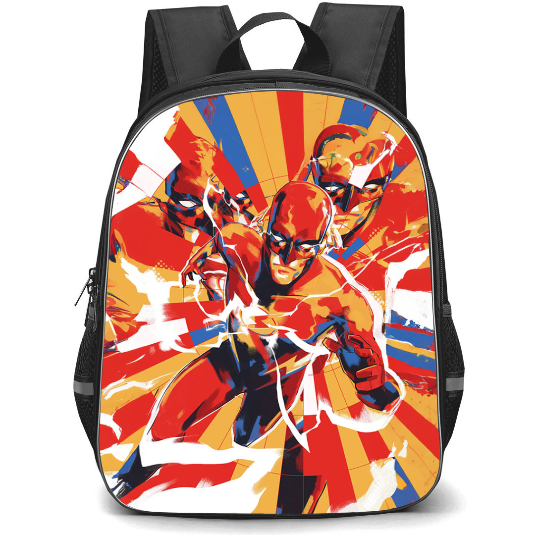 The Flash Backpack StudentPack - Flash Running Wpap Pop Art