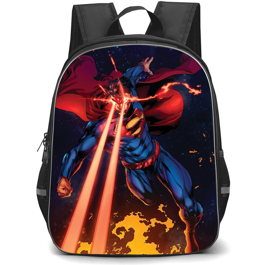 Superman Backpack StudentPack - Superman Laser Eyes Attack