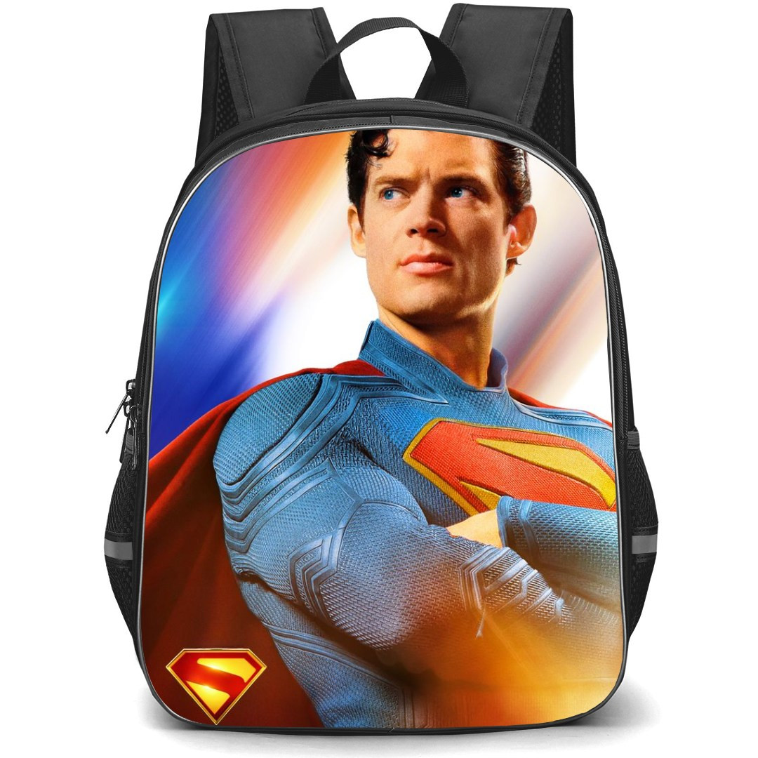 DC Comics Superman Backpack StudentPack - Superman Portrait Looking Side Portrait