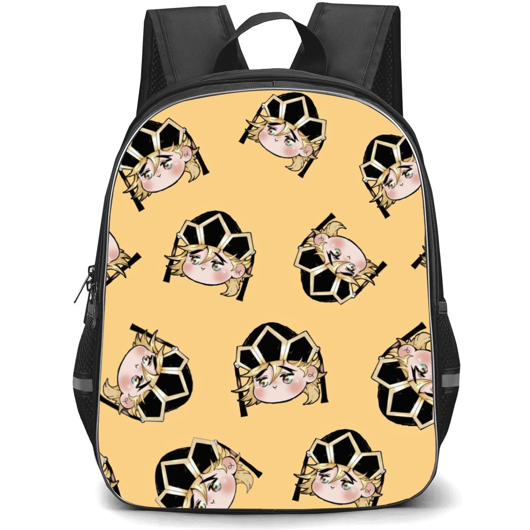 Demon Slayer Doma Backpack StudentPack - Doma Avatar Pattern Art