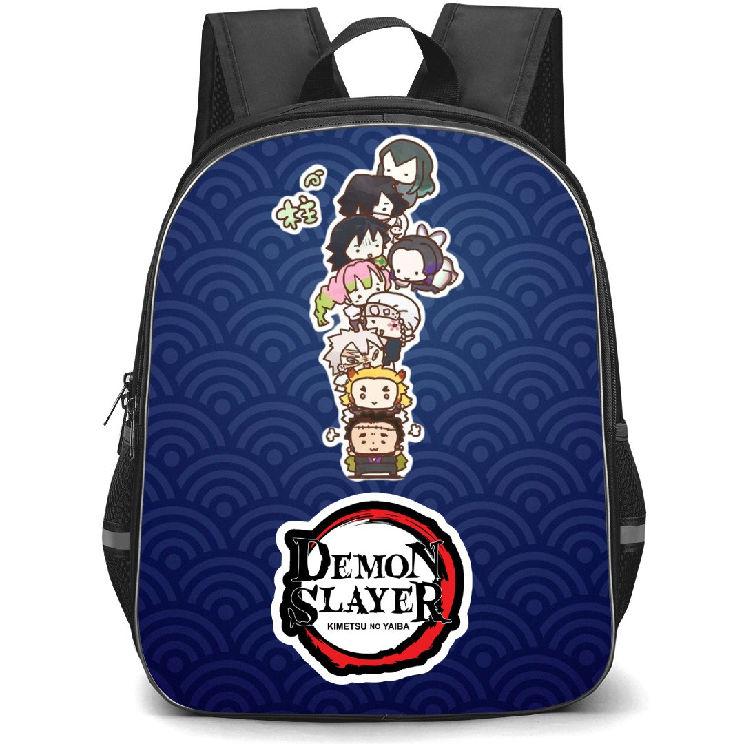Demon Slayer Backpack StudentPack - Hashira Cartoon Art Sticker