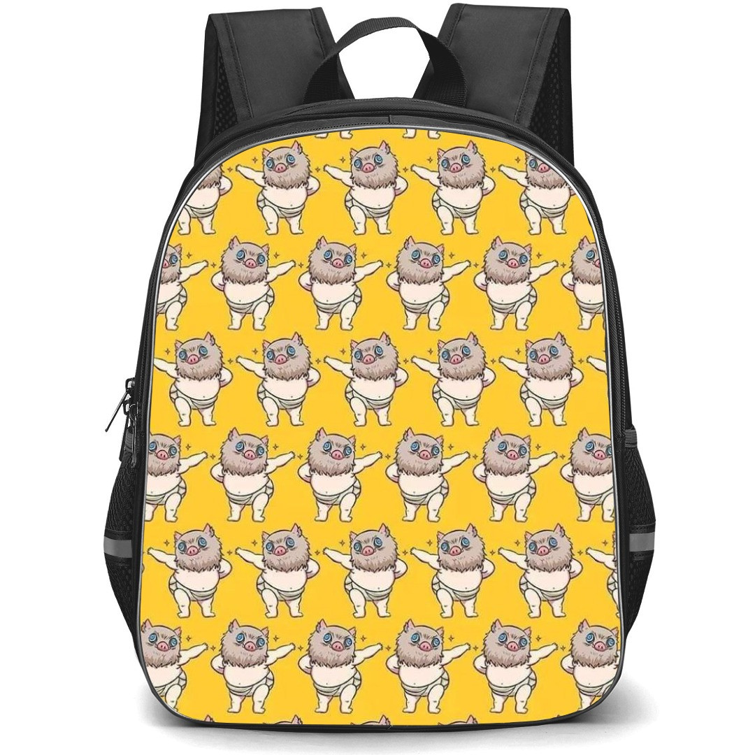Demon Slayer Inosuke Hashibira Backpack StudentPack - Inosuke Hashibira Dancing Pattern Art
