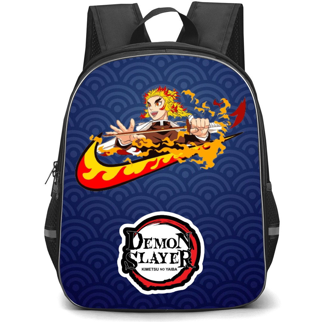Demon Slayer Kyojuro Rengoku Backpack StudentPack - Kyojuro Rengoku Crossover Nike Sticker