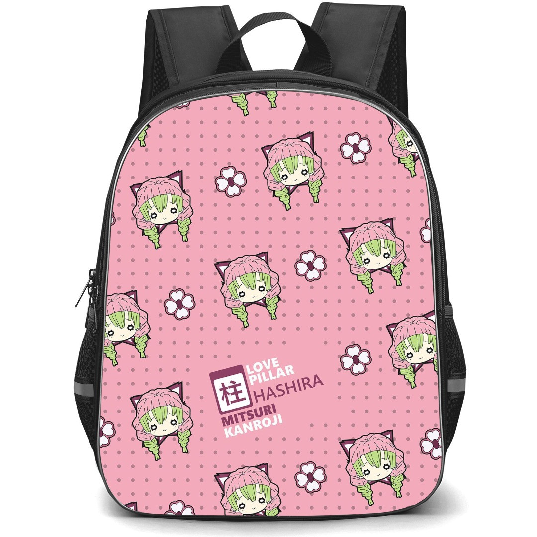 Demon Slayer Mitsuri Kanroji Backpack StudentPack - Mitsuri Kanroji Avatar Pattern Art