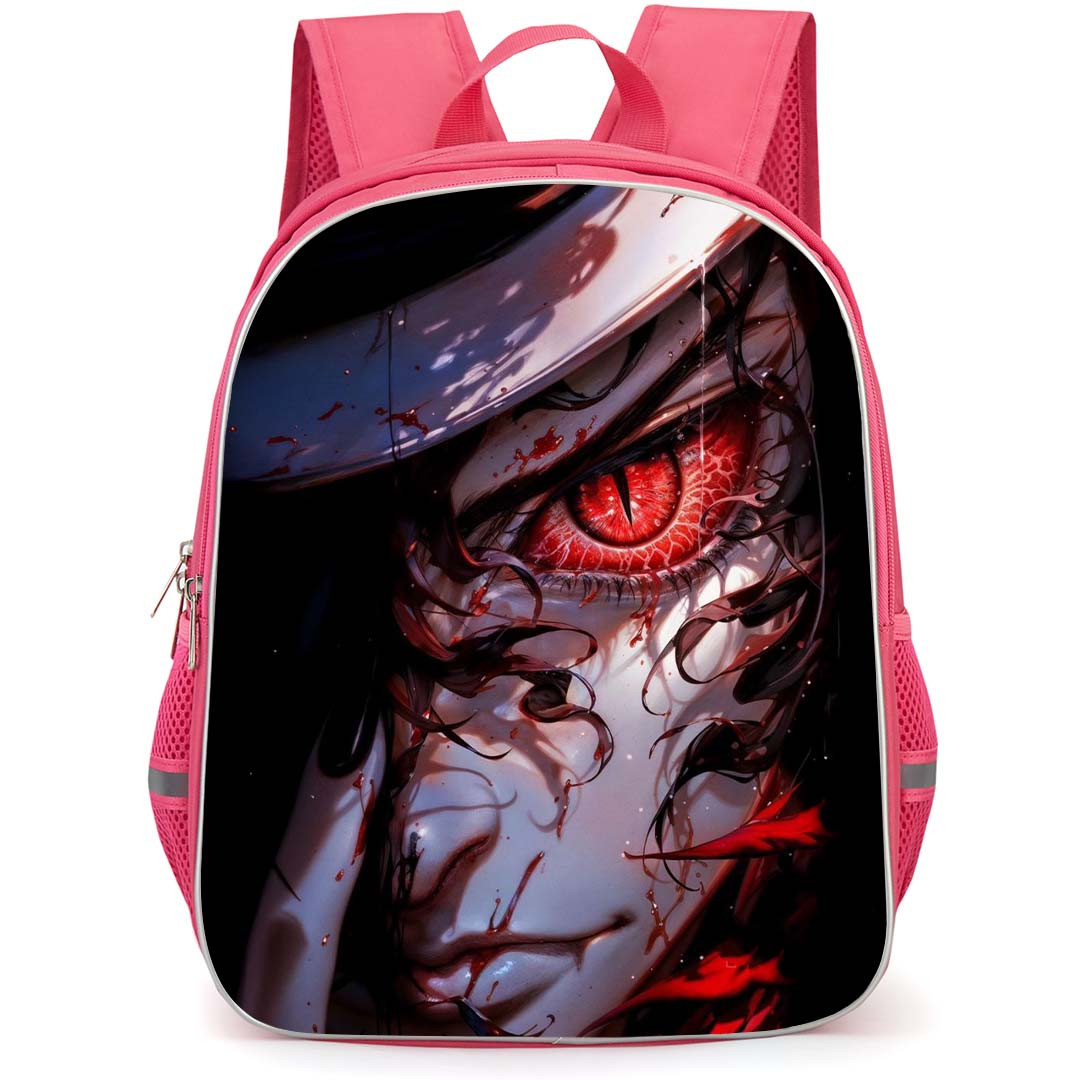 Demon Slayer Muichiro Tokito Backpack StudentPack - Muzan Kibutsuji Face Portrait 3d Art