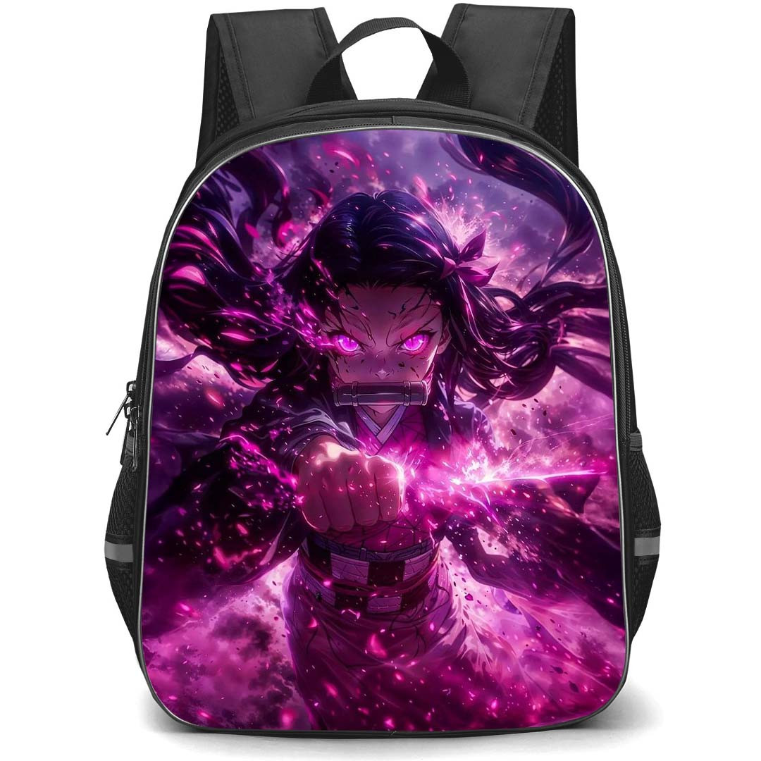 Demon Slayer Nezuko Kamado Backpack StudentPack - Nezuko Kamado Fight Pose 3d Art