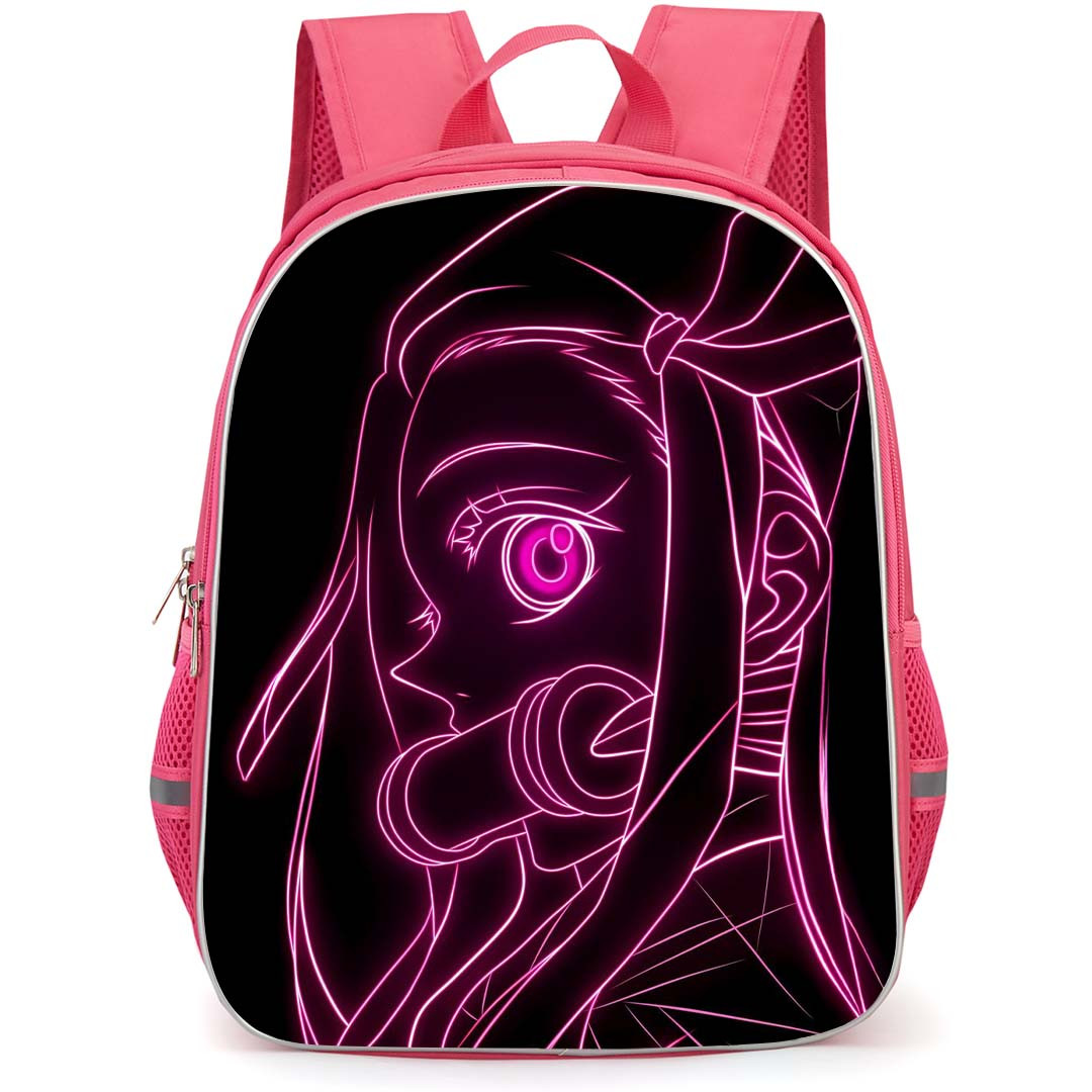 Demon Slayer Nezuko Kamado Backpack StudentPack - Nezuko Kamado Line Art