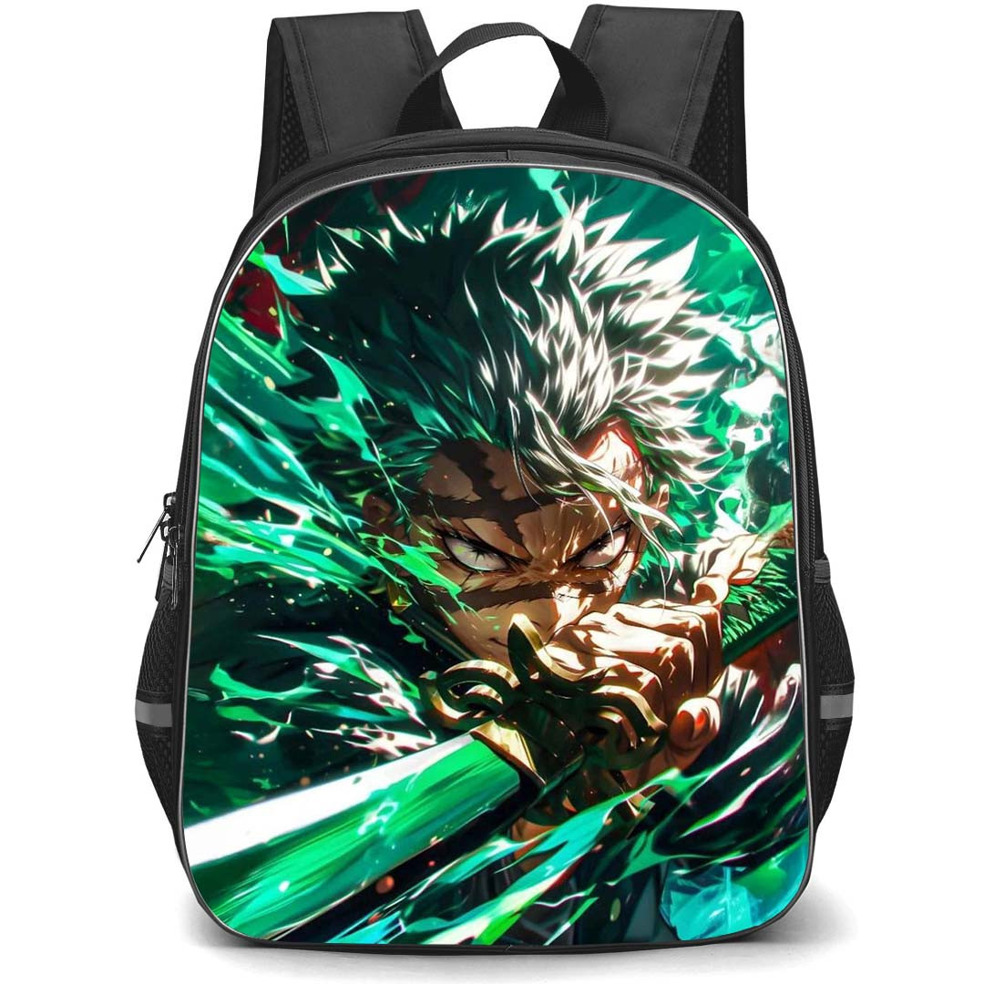 Demon Slayer Sanemi Shinazugawa Backpack StudentPack - Sanemi Shinazugawa Fight Mode 3d Art