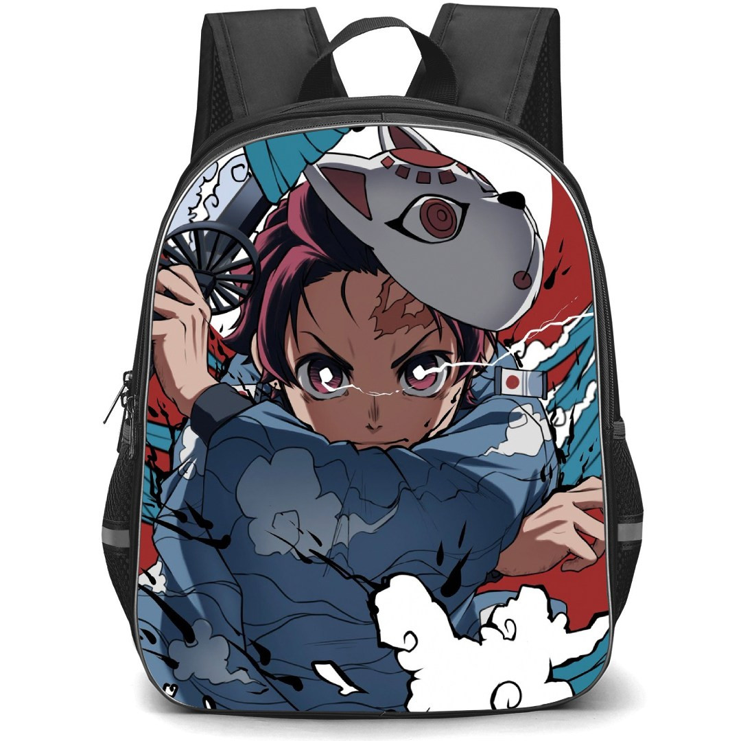 Demon Slayer Tanjiro Kamado Backpack StudentPack - Tanjiro Kamado Attack Mode Illustration