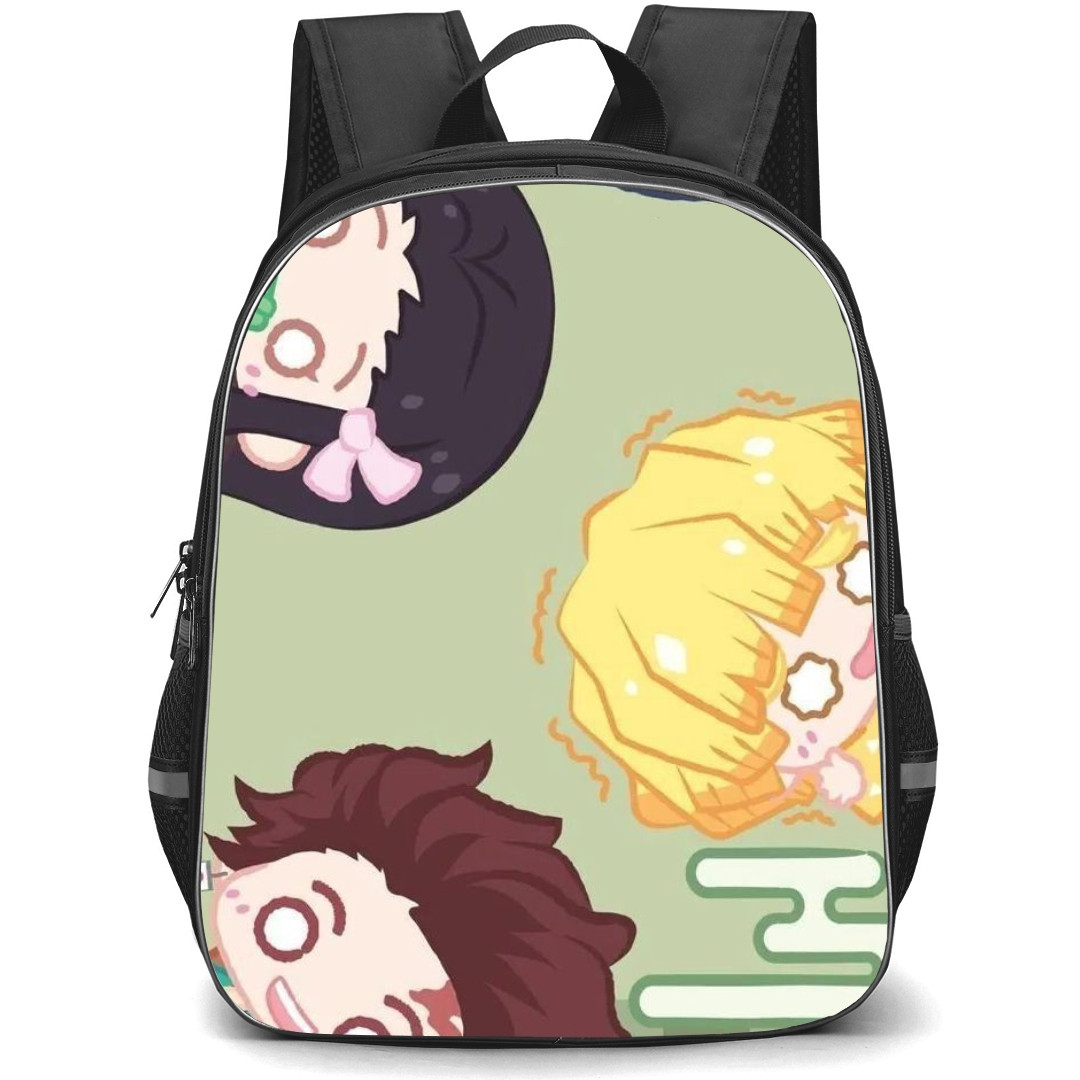 Demon Slayer Team Tanjiro Backpack StudentPack - Team Tanjiro Cartoon Art