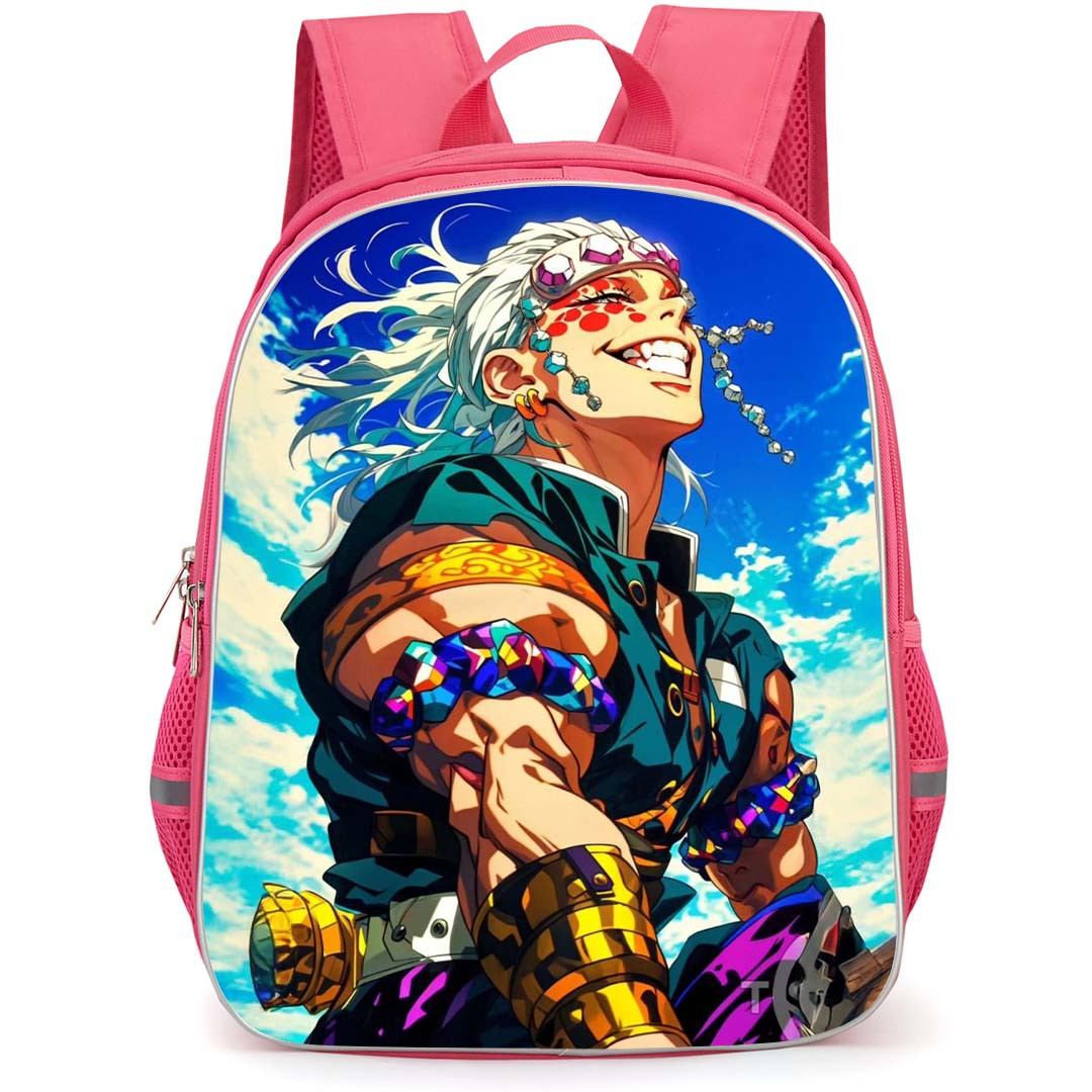 Demon Slayer Uzui Tengen Backpack StudentPack - Uzui Tengen Smiling Closed Eyes