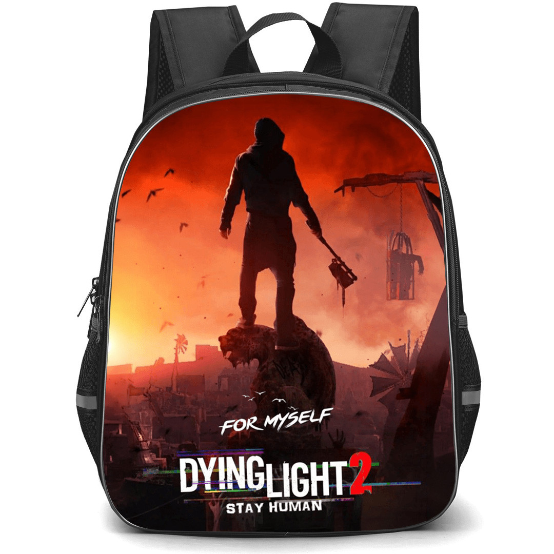 Dying Light 2 Backpack School Bag StudentPack - Dying Light 2 Stay Human Poster
