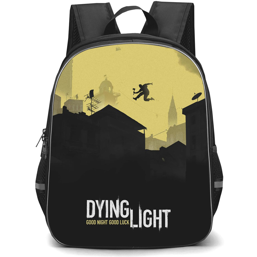 Dying Light Backpack School Bag StudentPack - Dying Light Rooftop Silhouette Art