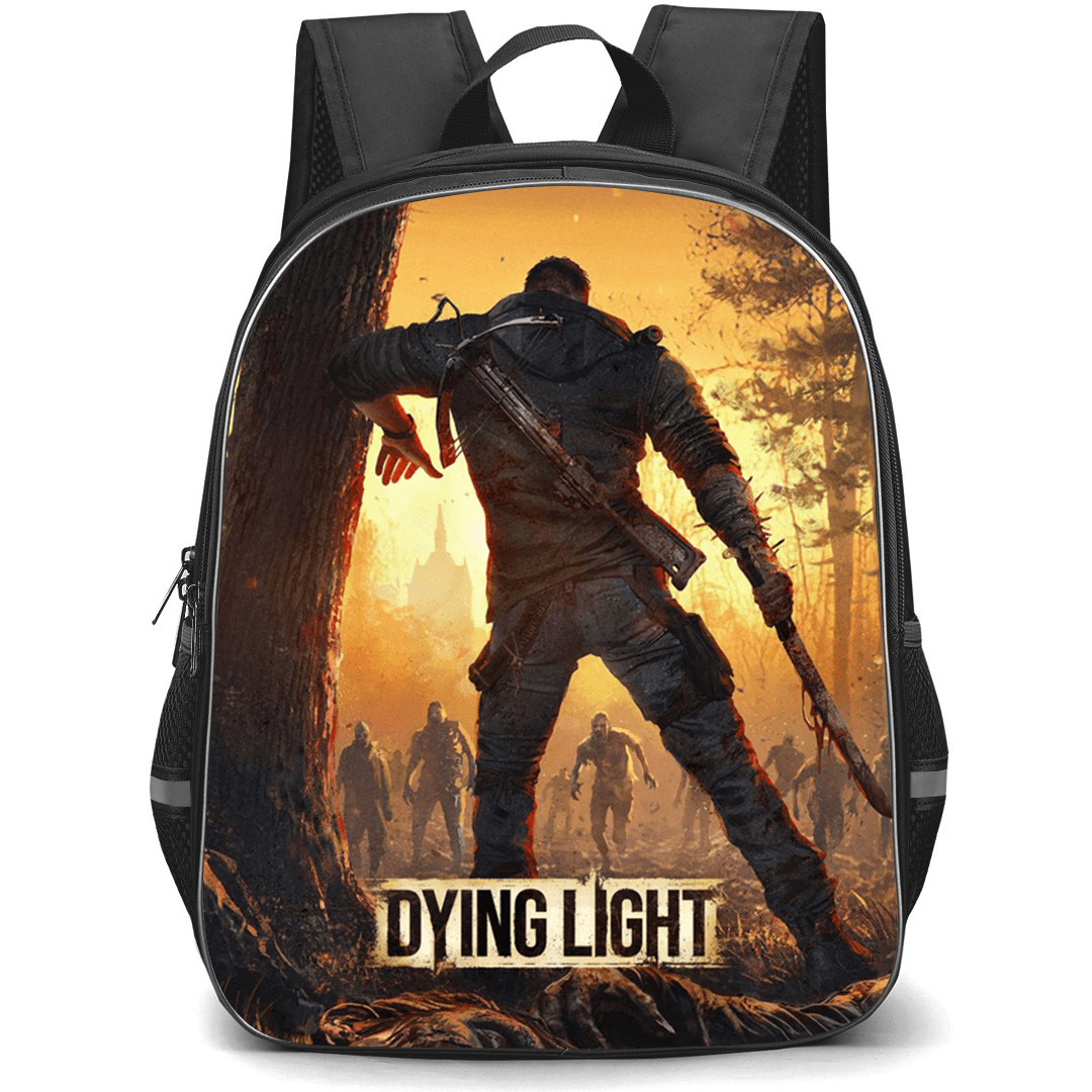 Dying Light Backpack School Bag StudentPack - Dying Light Battle In Sunset Poster