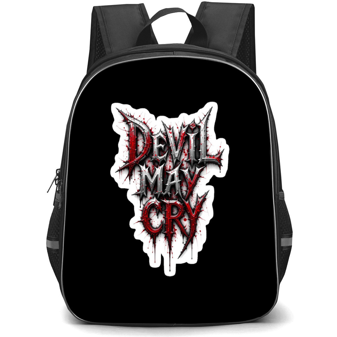 Devil May Cry Backpack School Bag StudentPack - Devil May Cry Game Logo Sticker