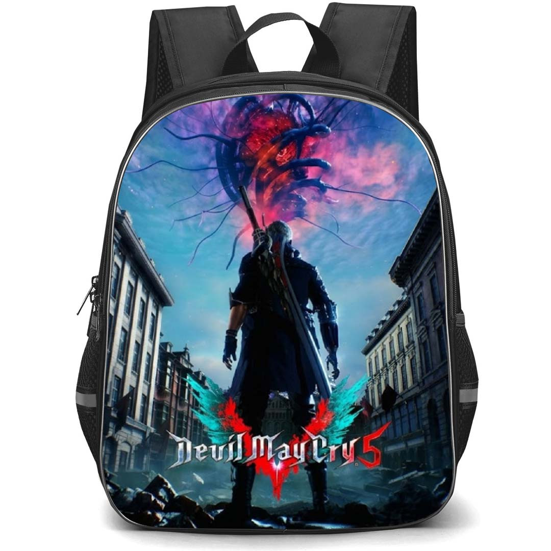 Devil May Cry Backpack School Bag StudentPack - Devil May Cry Game Scenery Poster