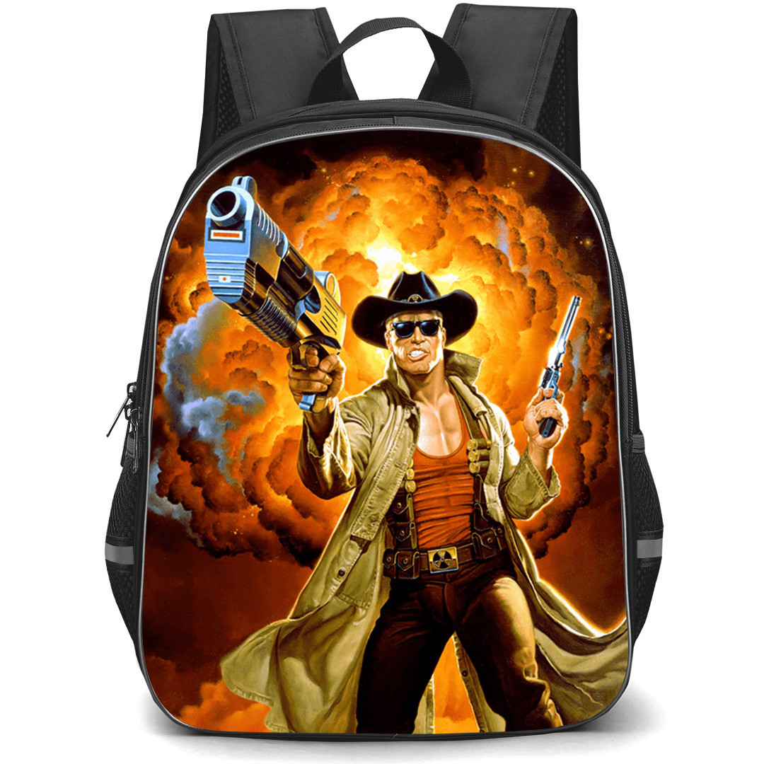 Duke Nukem Backpack School Bag StudentPack - Duke Nukem Fire Cowboy Poster