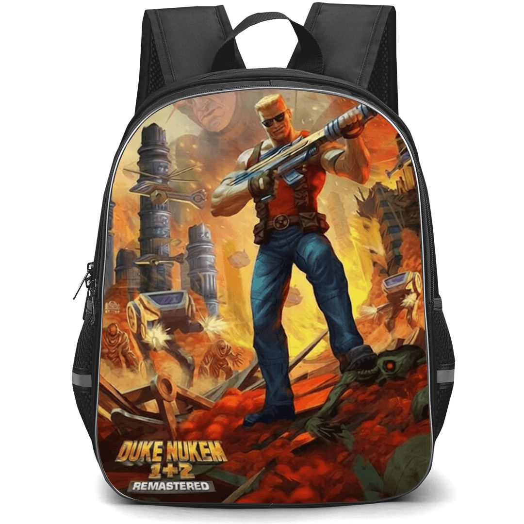 Duke Nukem Remastered Backpack School Bag StudentPack - Duke Nukem Remastered Game Cover Art