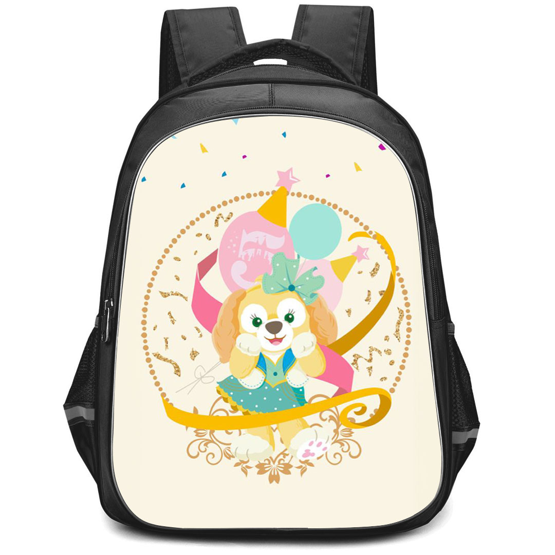 Duffy And Friends CookieAnn Backpack StudentPack - CookieAnn 5th Birthday Celebration Beige Backgroud Poster