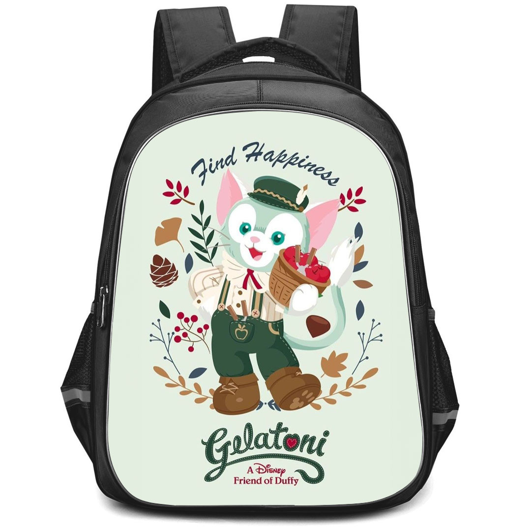 Duffy And Friends Gelatoni Backpack StudentPack - Gelatoni Standing Find Happy Poster