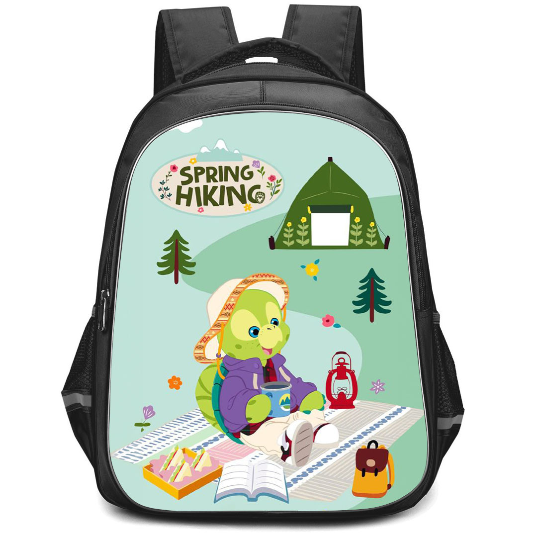 Duffy And Friends Olumel Backpack StudentPack - Olumel Spring Hiking Illustration Art Poster