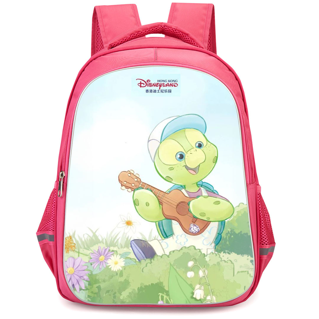 Duffy And Friends Olumel Backpack StudentPack - Olumel Playing Guitar On Grass Poster