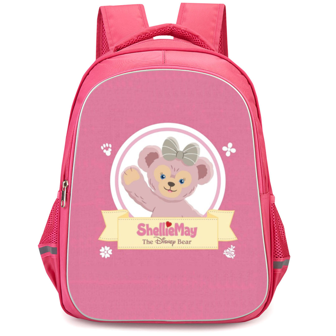 Duffy And Friends ShellieMay Backpack StudentPack - ShellieMay Portrait Illustration On Icon Pink Background