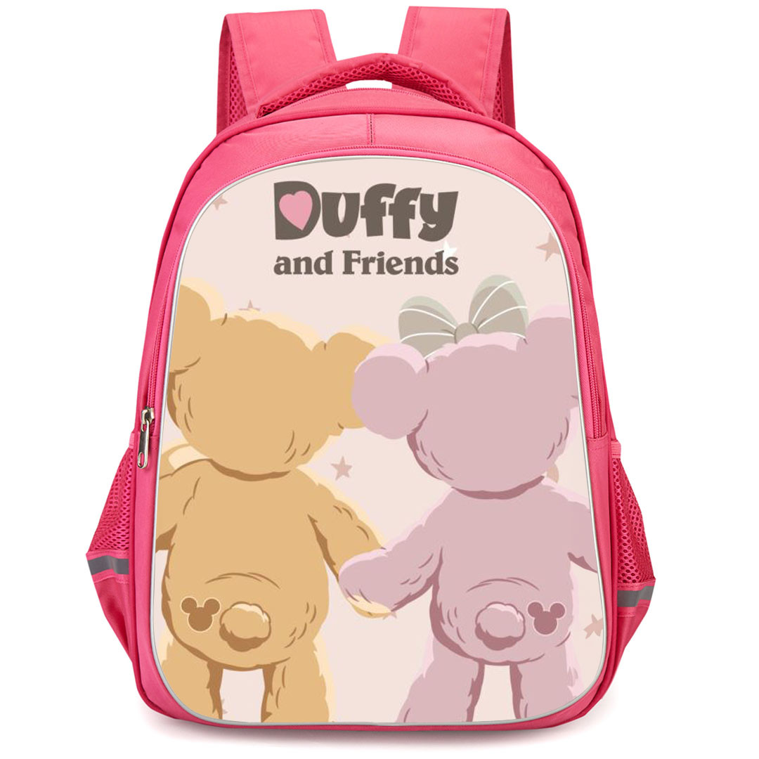 Duffy And Friends Backpack StudentPack - Duffy And Friends Standing Back Illustration Art
