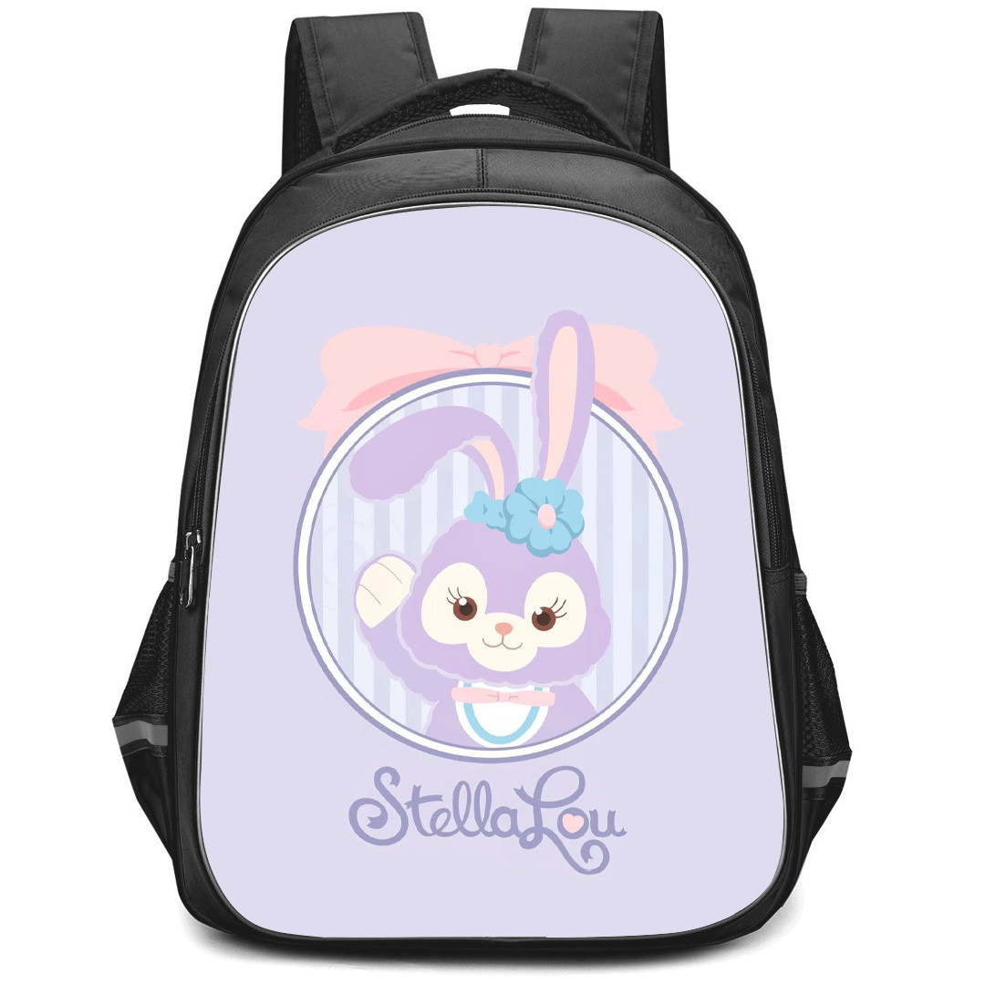 Duffy And Friends StellaLou Backpack StudentPack - StellaLou Avatar On Round Icon On Purple Background