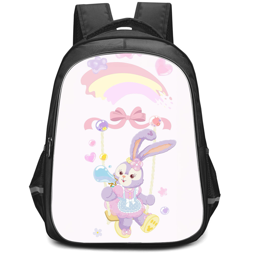 Duffy And Friends StellaLou Backpack StudentPack - StellaLou Playing With Bubble Illustration Art
