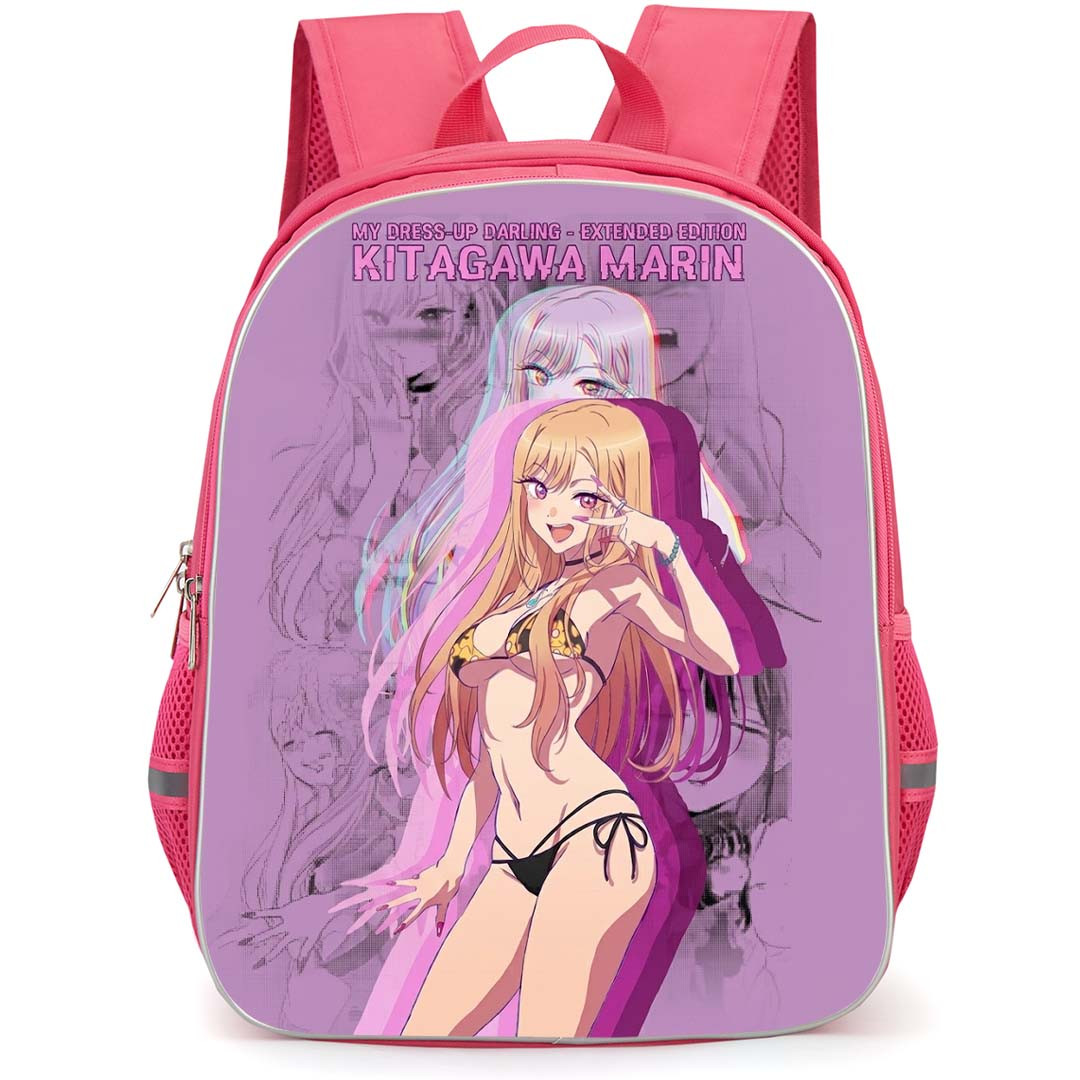 My Dress Up Darling Marin Kitagawa Backpack School Bag StudentPack - Marin Kitagawa Wacky Bikini Portrait Poster