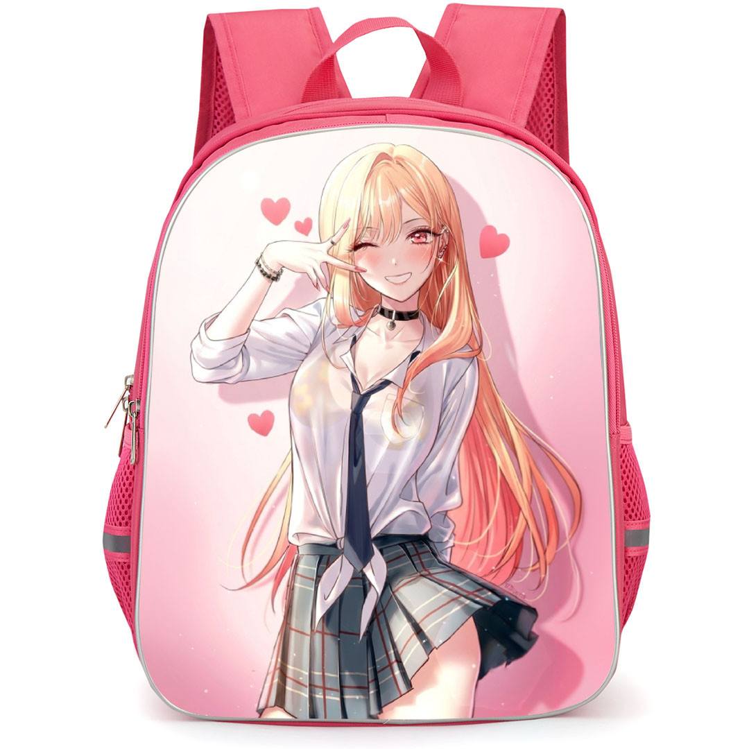 My Dress Up Darling Marin Kitagawa Backpack School Bag StudentPack - Marin Kitagawa Wacky Uniform Smiling Portrait