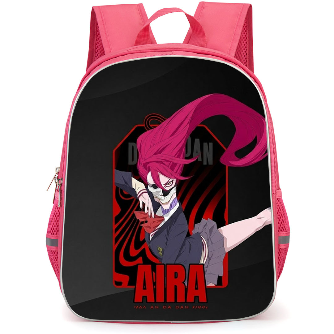 Dan Da Dan Aira Backpack School Bag StudentPack - Aira Demon Mask Illustration Art Poster