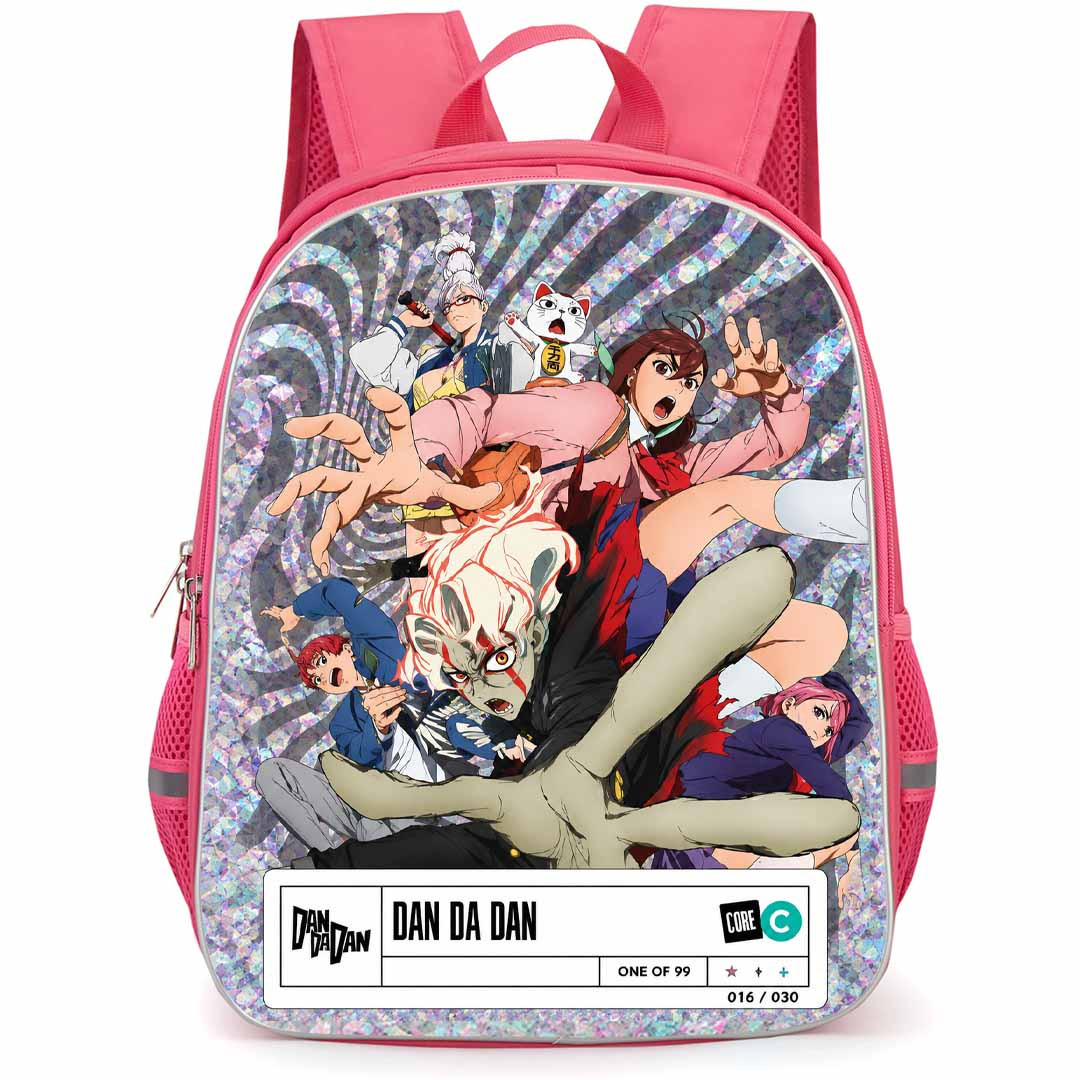 Dan Da Dan Backpack School Bag StudentPack - Dan Da Dan Main Characters Core Card Poster