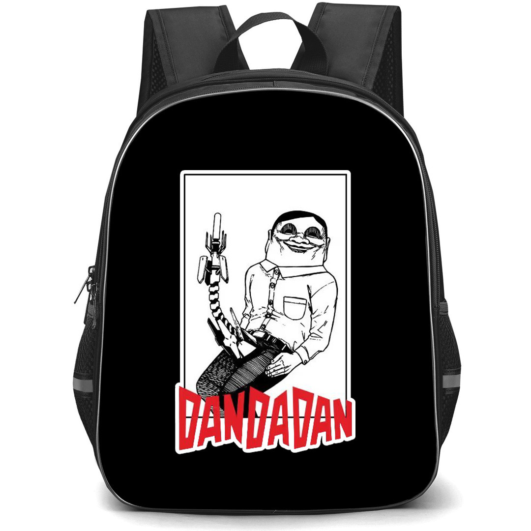 DanDaDan Backpack School Bag StudentPack - Alien Serpo Smile Creepy Portrait Series Poster
