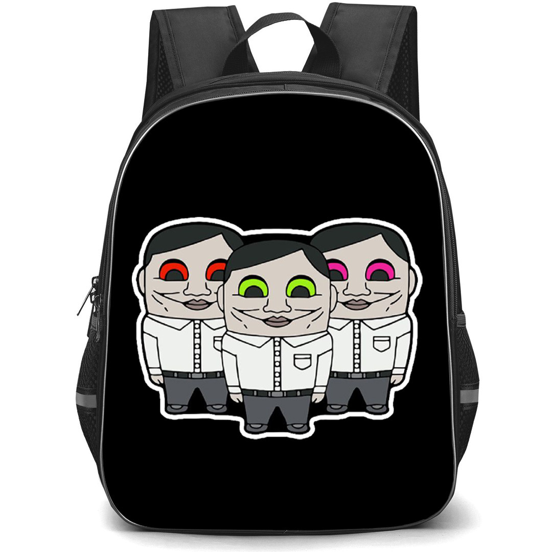 DanDaDan Backpack School Bag StudentPack - Alien Serpo Trio Chibi Art Sticker