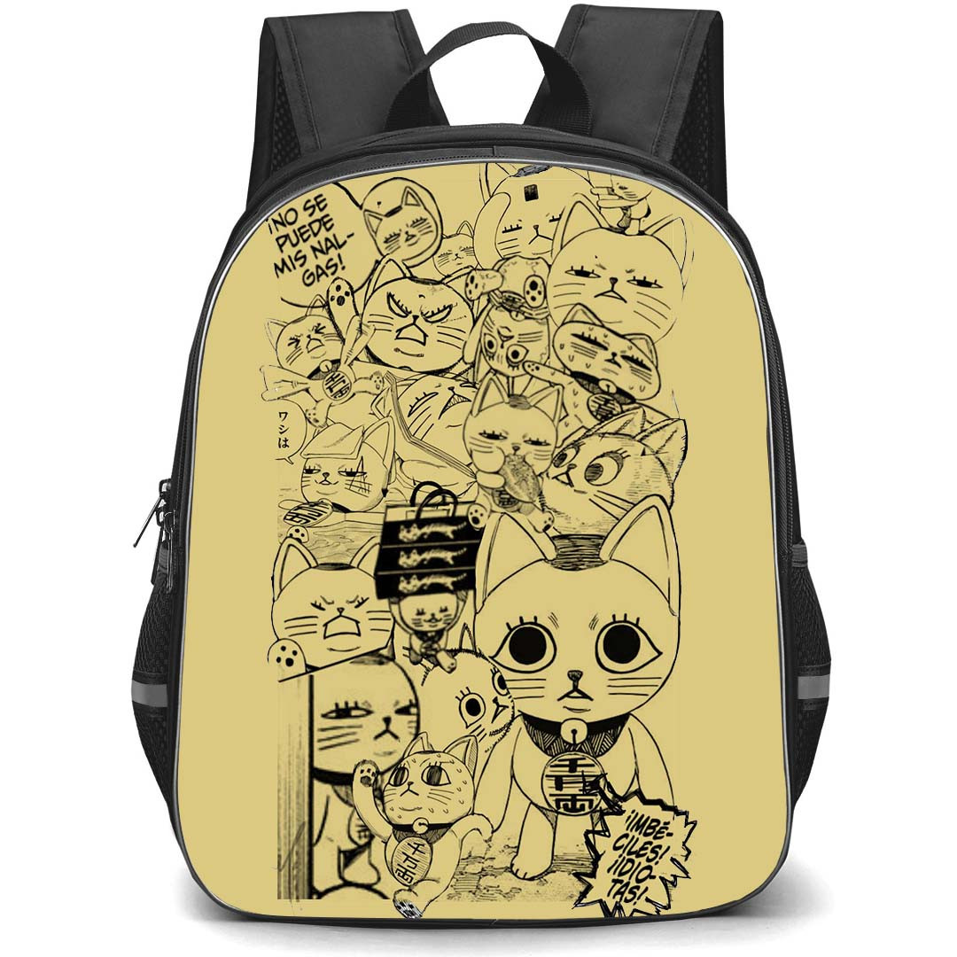 Dandadan Turbo Granny Backpack StudentPack - Turbo Granny Manga Art Collage