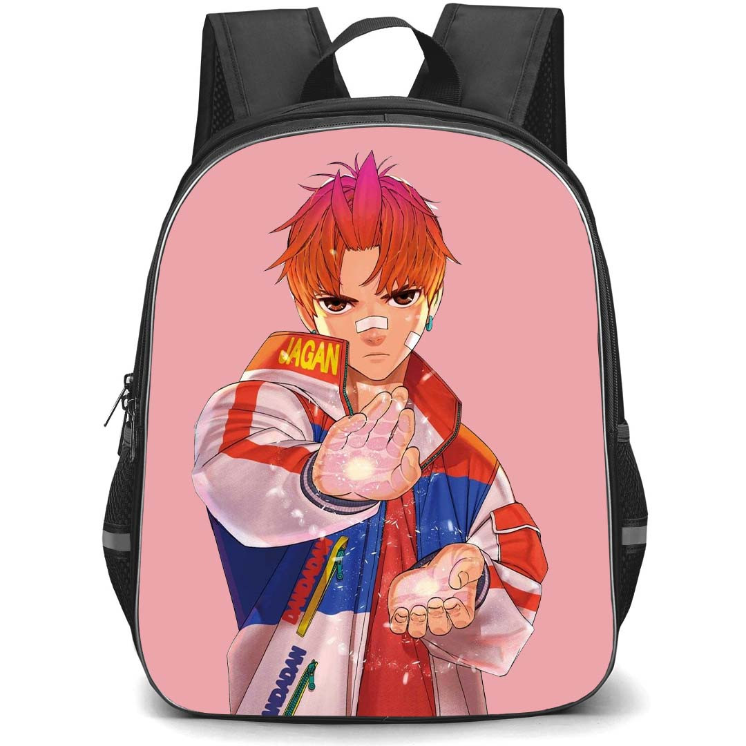 Dandadan Jin Enjoji Backpack StudentPack - Jin Enjoji Energy On Hands