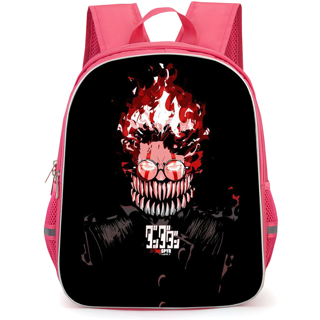Dandadan Ken Takakura Backpack StudentPack - Ken Takakura Comic Art Black Background