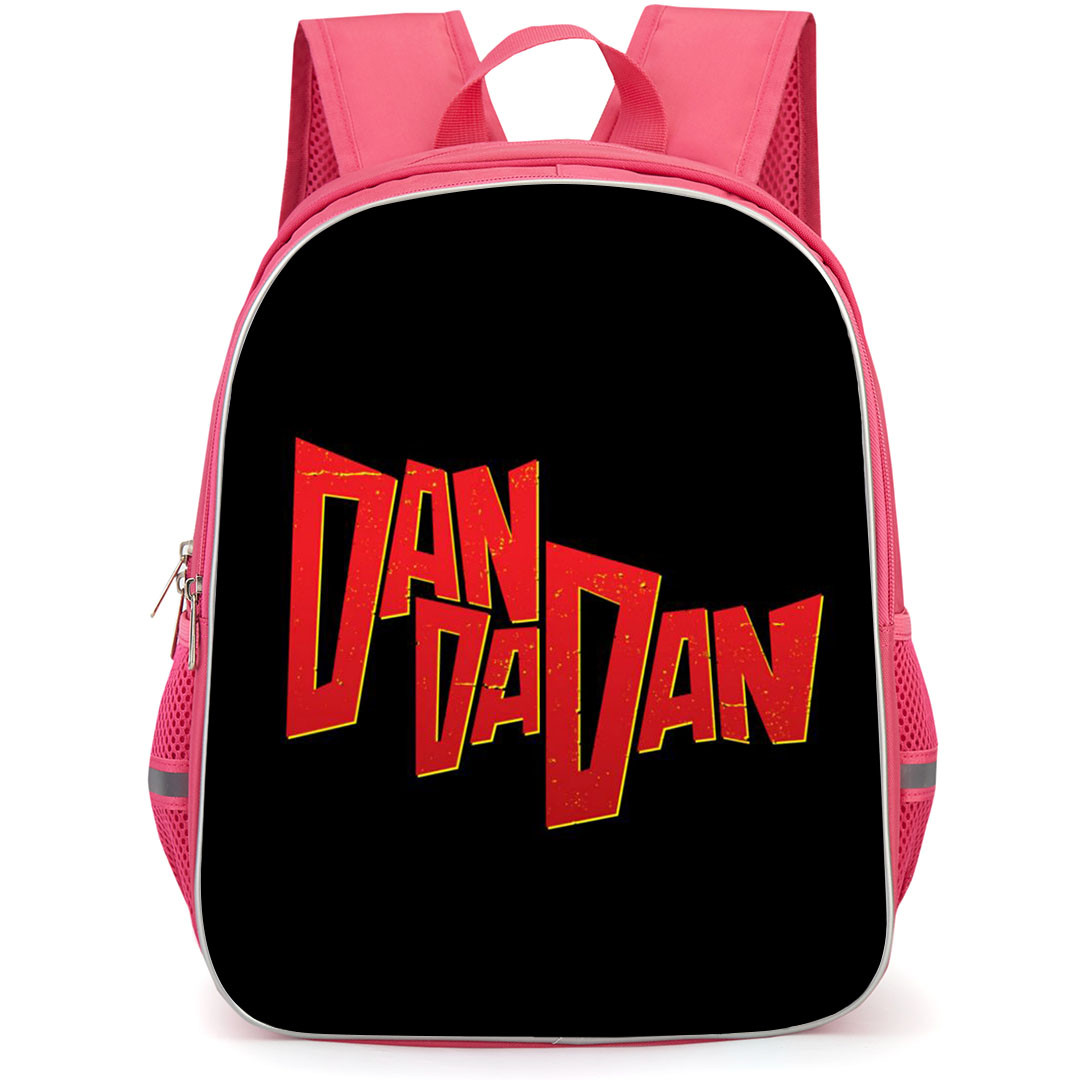 Dandadan Backpack StudentPack - Dandadan Logo Red Font Yellow Outline