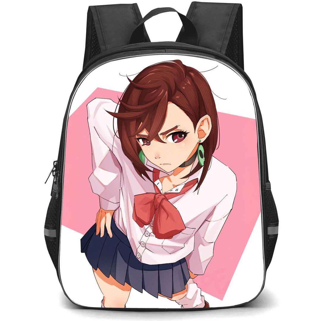 Dandadan Momo Ayase Backpack StudentPack - Momo Ayase Looking Up