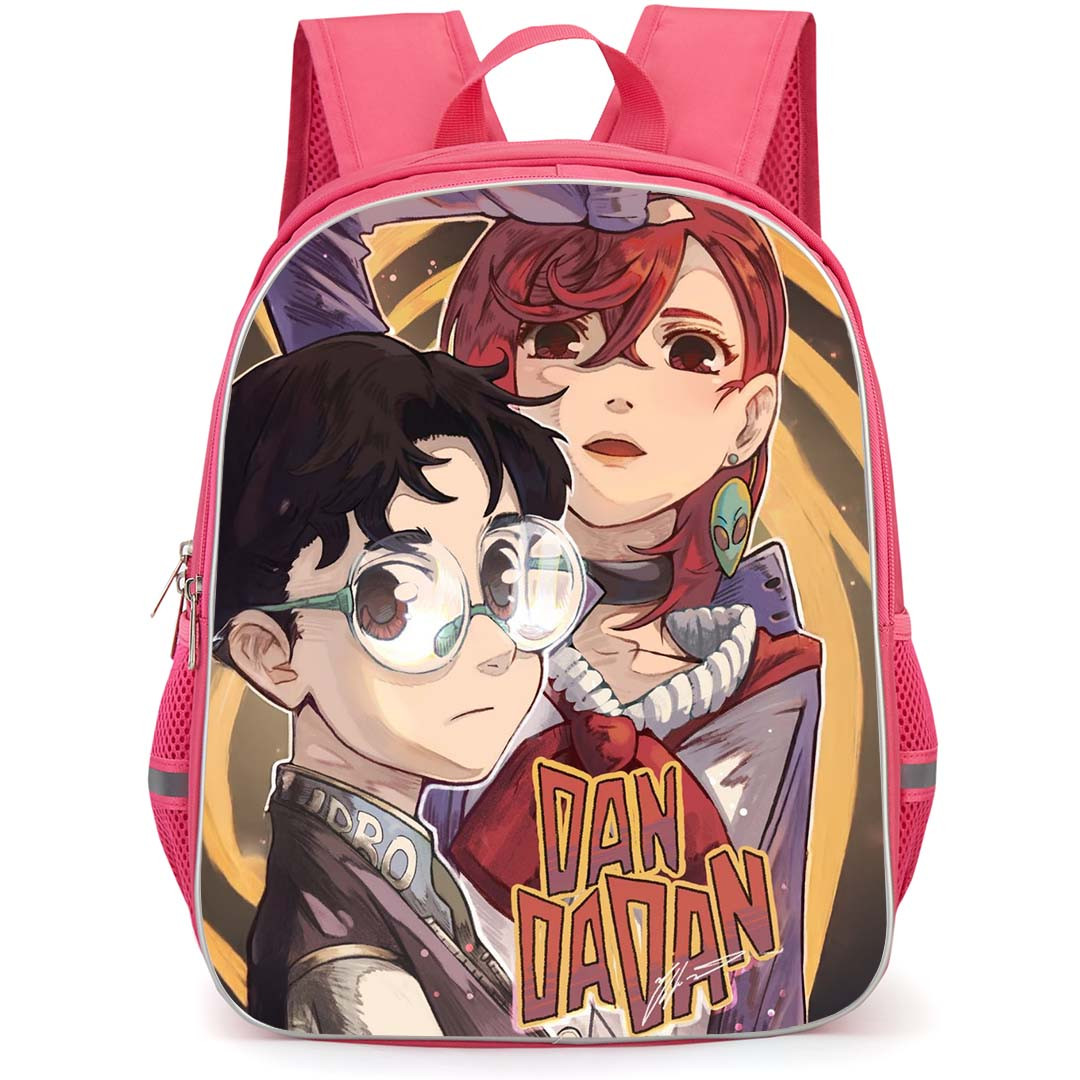 Dandadan Backpack StudentPack - Dandadan Ayase Momo And Okarun Pencil Art