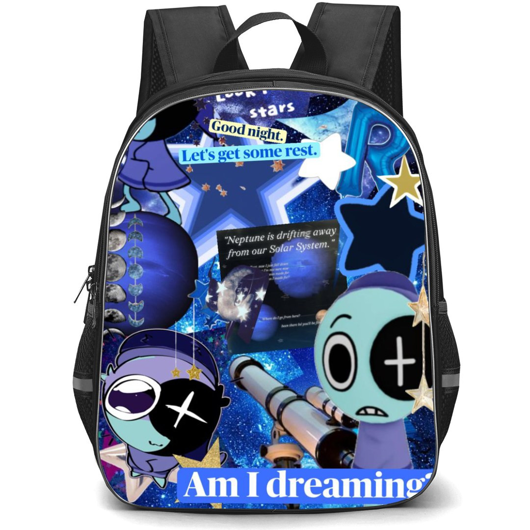 Dandys World Astro Backpack StudentPack - Astro Am I Dreaming Collage Poster