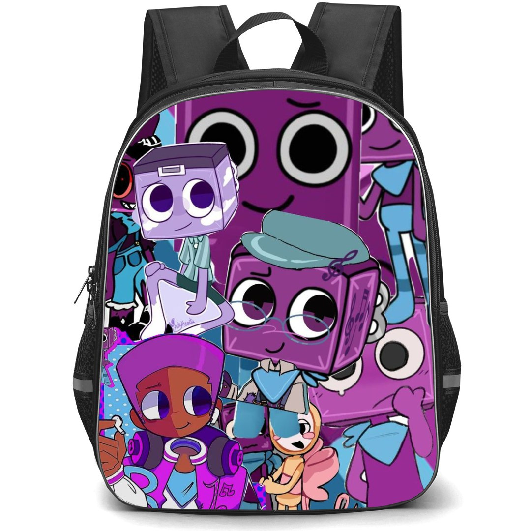 Dandys World Boxten Backpack StudentPack - Boxten Purple Guys Box Poster